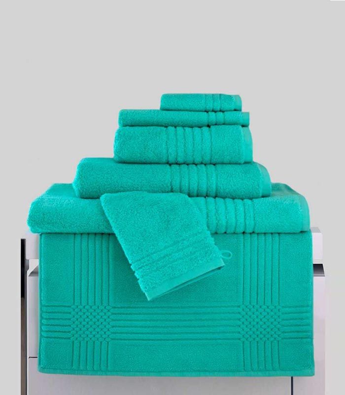 Gant de toilette "Extra Moelleux" 700gr/m² 100% coton Turquoise