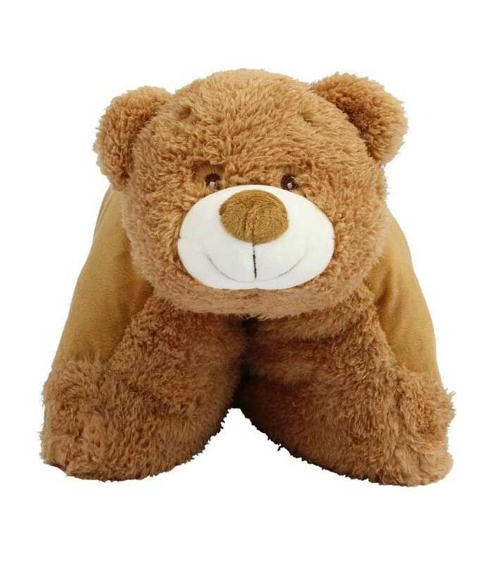 Coussin peluche fantaisie 30 x 30 cm Petit lionceau - Marron - Kiabi -  11.79€